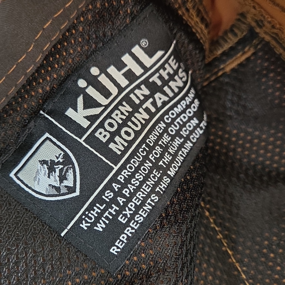 Kuhl Renegade 12" Teak Brown Shorts Size 35 - Picture 5 of 8